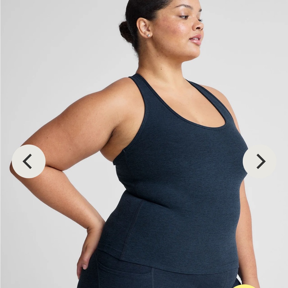 Spacedye Step Up Racerback Tank -Navy - Picture 3 of 4